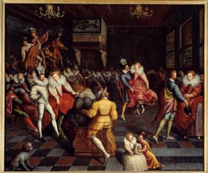 Ball at the court of Valois (Anonymous painting, 16th century) by Unknown artist