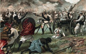 Battle of Abba Karima (Adoua, Ethiopia) Between Ethiopia and Italy by Unknown artist