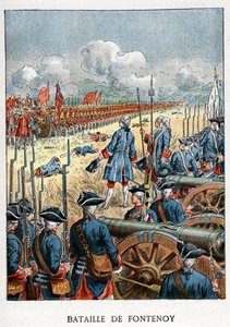 Battle of Fontenoy by Unknown artist