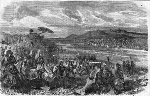Battle of Fornoua under Charles VIII on July 6 by Unknown artist