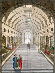 Bazaar (souk) of Tunis, Tunisia. by Unknown artist