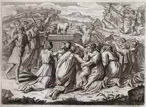 Adoration of the Golden Calf by Unknown artist