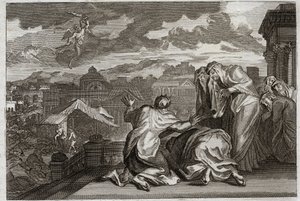 Bible of Royaumont, Old Testament: Plague by Unknown artist