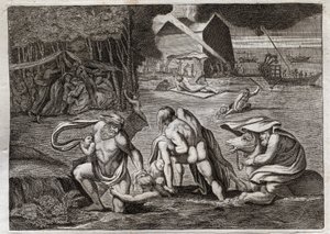 Bible of Royaumont, Old Testament: The Deluge by Unknown artist