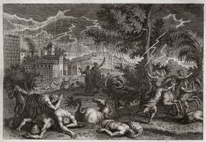 Bible of Royaumont, Old Testament: The Ten Plagues of Egypt. Illustration from 1811. by Unknown artist