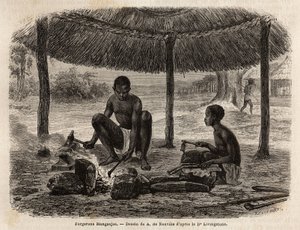 Blacksmith Manganjas by Unknown artist