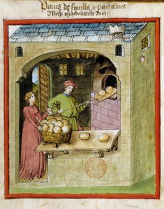 Bread Making: A Baker Bakes the Loaves