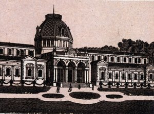 Budapest, Hungary: View of the Thermal Baths on the Isle Margaret. in “The World Illustrates 168 Views” Undated (late 19th century) by Unknown artist