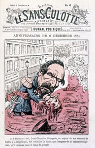 Cartoon on the coup d