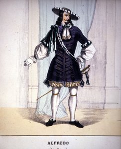 Character of Alfredo Germont in La Traviata by Giuseppe Verdi by Unknown artist