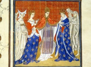 Charles IV the Beautiful and White of Burgundy by Unknown artist