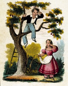 Cherry picking by Unknown artist