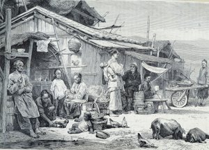 Chinese Fishing Village in California by Unknown artist