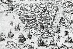 City of Constantinople, engraving by Unknown artist