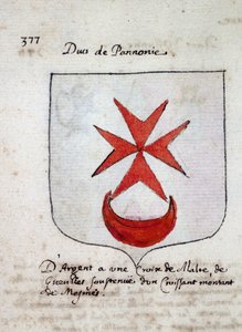 Coat of arms of the Duke of Pannonia - 19th century by Unknown artist