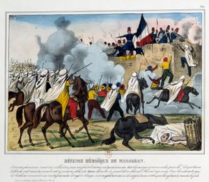 Conquest of Algeria: The Battle of Mazagran on 6/02/1839 by Unknown artist