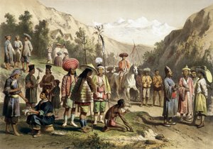 Costumes from the kingdom of Ta Ly, South China. Atlas of the exploration voyage to Indochina during the years 1866-1868, edited by F. Garnier