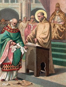 Council of Reims in 1148: Saint Bernard of Clairvaux accused Gilbert de la Porree of heresy