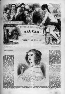 Cover for the novel The marriage contract by Unknown artist