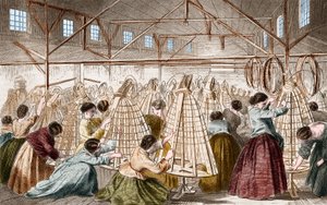 Crinoline factories: laying hoops