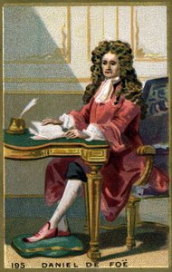 Daniel Defoe, English writer and pamphleteer