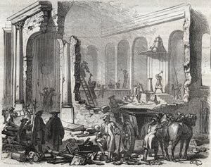 Demolition of the temple of Charenton in November 1685 after the Revocation of the Edict of Nantes, October 18