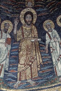 Detail of Jesus by Unknown artist