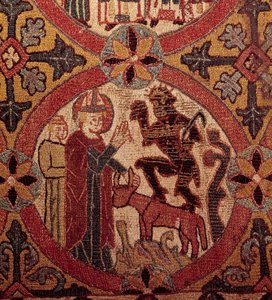 Detail of an Embroidery Depicting the Temptation of Saint Martin by Unknown artist