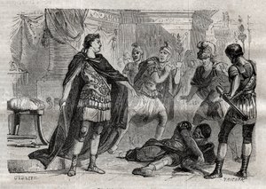 Diocletian Dying (engraving) by Unknown artist