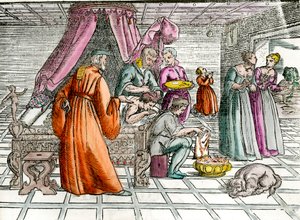 A Trepanation (16th Century Engraving)