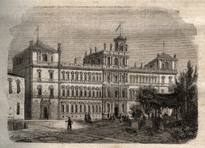 Ducal Palace of Modena in the 19th century - The Ducal Palace 1634 by Unknown artist