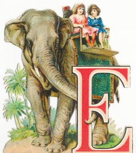 E: Elephant by Unknown artist