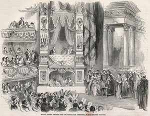 Elisabeth Rachel Felix, Known as Mademoiselle Rachel (1821-1858), French Tragedienne, Before Napoleon III at the Theatre Francais in 1852 - On the Eve of the Proclamation of the Second Empire, Rachel Declared at the Theatre Francais on 22 October 1852.