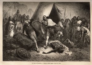 Emperor Theodoros II (Tewodros) threatened with his gun Mr. Stern, an English missionary who wrote a biography of negus, by which Theodoros felt insulted