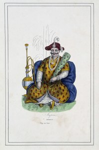 Emperor of Japan - in "The Different Peoples of the Earth" by Father Paul Jonhanneaud, Librairie des Bons livres by Unknown artist