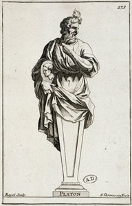 Engraving of a Statue of Plato by Unknown artist
