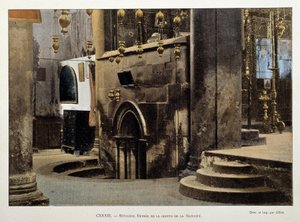 Entrance of the cave of the nativity in Bethlehem, late 19th century by Unknown artist