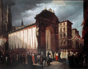 Entry of the New Archbishop of Milan on December 5th 1847 by Unknown artist