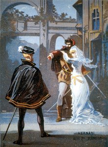 Ernani by Giuseppe Verdi, Act II, Scene II by Unknown artist