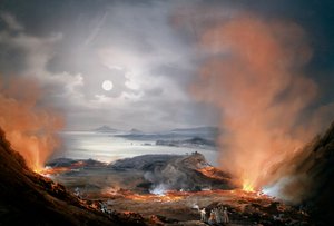 Eruption of Vesuvius in 1834 by Unknown Artist