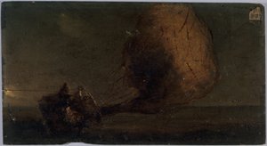 Falling Aerostat, ca. 1860 by Unknown artist