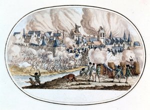 Federalist Insurrection. The Takeover of Toulon from the English in 1794 Where the Young Bonaparte Distinguished Himself by Unknown artist