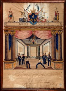 Fencing: patent of Cont pointe of April 1826
