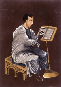 France in the 9th century: Reading the Gospel by Unknown artist