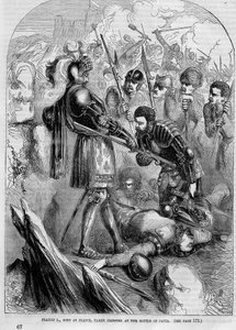 Francois I taken prisoner at the Battle of Pavia (1525)