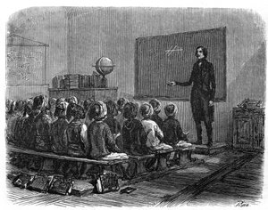 French school in Algeria in 1840.