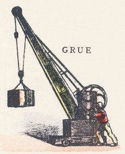 G: crane by Unknown artist