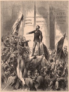 Gambetta Proclaiming the Republic After the Capture of Napoleon III