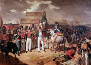 General Antonio Lopez de Santa Anna During the Battle Against the Spanish in Tampico by Unknown artist