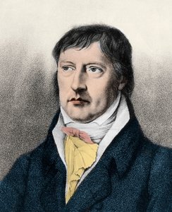 Georg Wilhelm Friedrich Hegel (1770-1831) English philosopher, engraving c1825